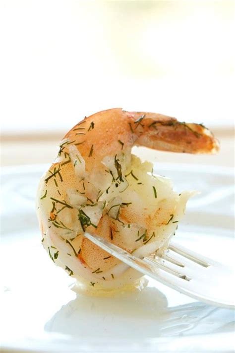 Can be used as an appetizer or main dish. Marinated Shrimp | Cold meals, Bacon recipes appetizers ...