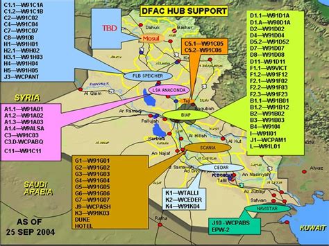 Iraq Facilities Maps