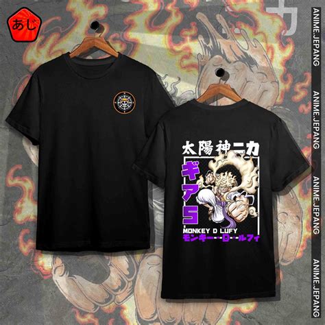 Jual Kaos One Piece Original T Shirt Anime Monkey D Luffy Gear Sun