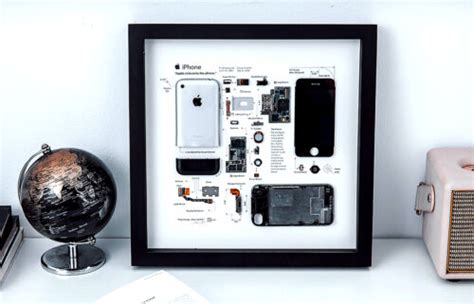 Xreart Deconstructed Iphone 2g Teardown Tech Art Frame Best T For