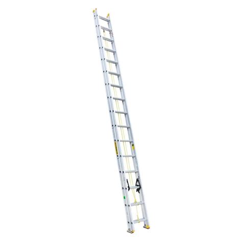 Featherlite Aluminum Extension Ladder 32 Feet Grade I The Home Depot