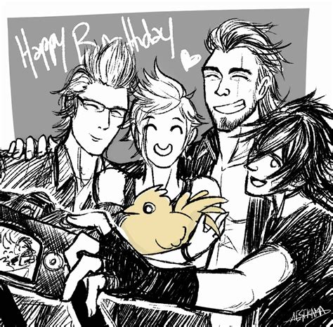 Aestrama Happy Birthday Prompto Promptis Week