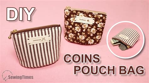 Diy Zipper Coins Pouch Bag Easy Coin Purse Tutorial Sewingtimes