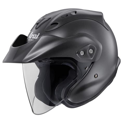 It plays a vital role in protecting the rider from impact or abrasion to the head in the event of a crash. Arai CT Z Solid Motorcycle Open Face 3 4 Helmet Frost Flat ...