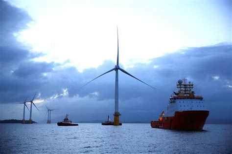 Worlds First Floating Offshore Wind Farm Now Producing Power North