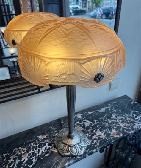 Proantic Very Large And Impressive Art Deco Lamp Signed Müller Frèr