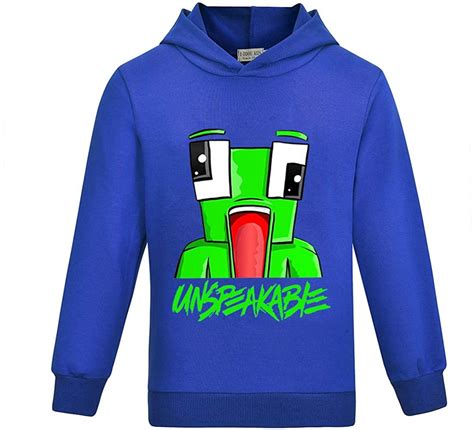Kids Unspeakable Funny Youtube Gamer Pullover Hoodies For Boys And