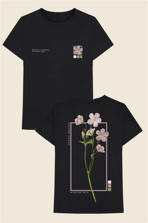 Winter Floral 02 T Shirt Minimal Shirt Design Shirt Logo Design