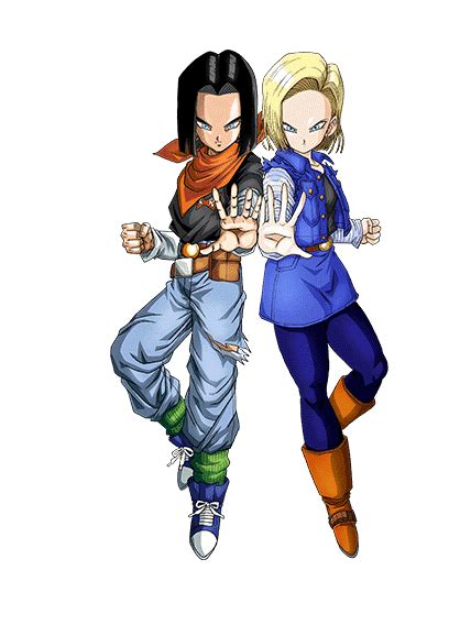 Android 17 Android 18 Render 7 By Maxiuchiha22 On Deviantart