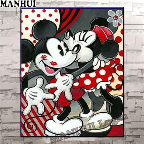 Mickey Mouse Scenes Diamond Painting Kit 5 To Choose From 5d