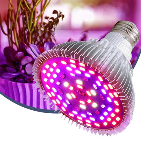 Led Full Spectrum P Lant Grow Bulb E27 P Lant Lamp Ac85 265v Buy