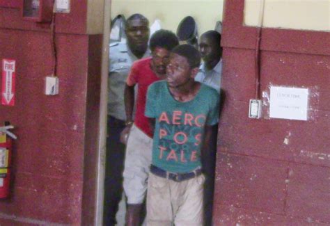 robbery suspects recaptured during escape bid at magistrates court news source guyana
