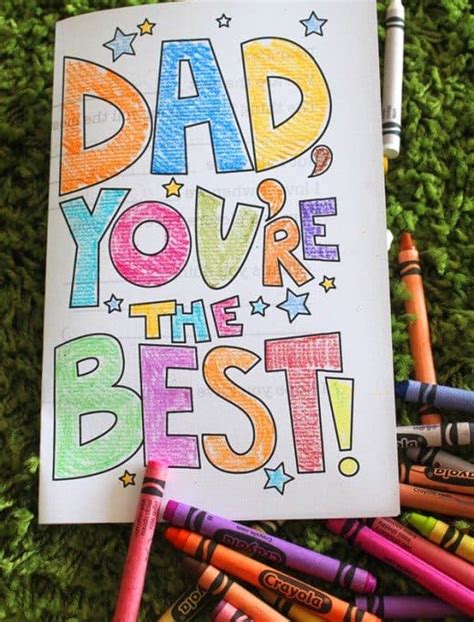 Diy Fathers Day Cards Ideas