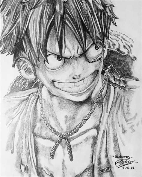 18 Drawings Of Monkey D Luffy From One Piece Beautiful Dawn Designs