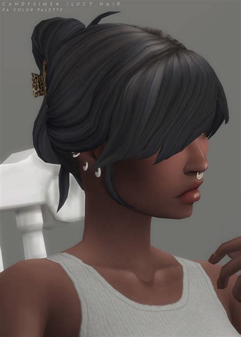 Sims 4 Bun With Bangs Lordfunky