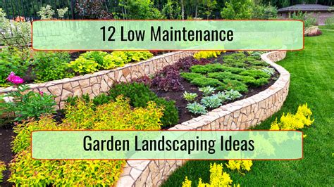 Fortunately, there are numerous garden landscaping ideas that you can consider, including some that are low maintenance. 12 Low Maintenance Garden Landscaping Ideas • Home Tips
