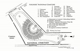 Gettysburg National Cemetery Map - Mammoth Mountain Trail Map