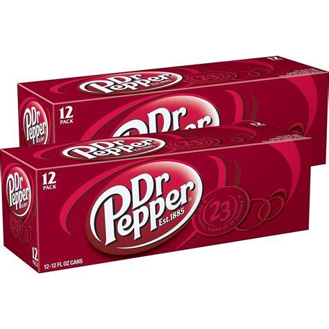 Dr Pepper Soda 12 Ounce 24 Cans Grocery And Gourmet Food