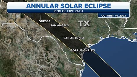 Where To See The ‘ring Of Fire In Texas During The October Annular