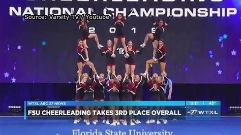 Fsu Cheerleading Takes 3rd Place Overall At Nationals
