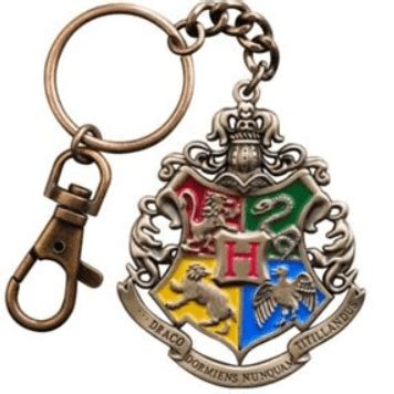 Hogwarts Crest Keyring Quizzic Alley Magical Store Selling Licensed