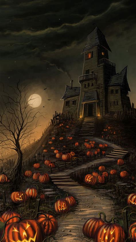Happy Halloween Wallpaper For Mobile Phone With Hd 1080x1920 Resolution