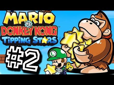 Mario Vs Donkey Kong Tipping Stars Walkthrough Gameplay Part Crumbling Cavern Wii U Youtube