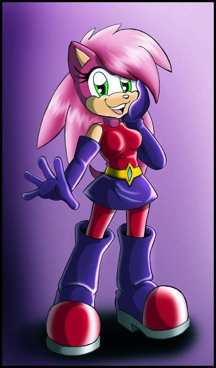 Sonia The Hedgehog Is A Fictional Character From The Animated