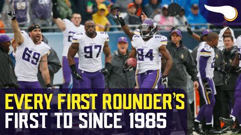 The 1st Td Of Every Vikings 1st Round Pick Since 1985 Youtube