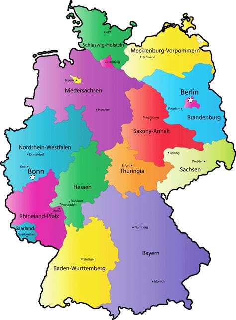 Deutsch Aprende Alemán Cada Día Introducción Germany Map Germany