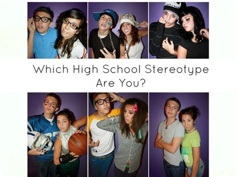 Which High School Stereotype Describes You Playbuzz