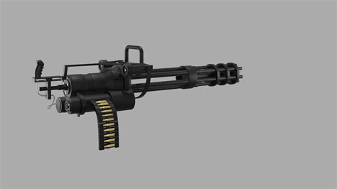 Artstation M134 Minigun3d