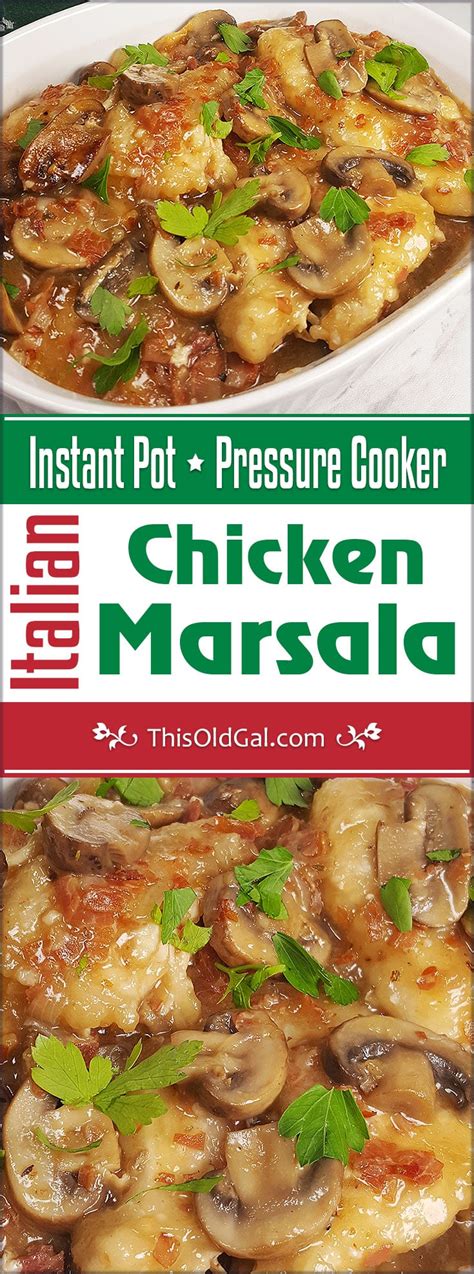 And both parts of this chicken marsala can be prepared in a pressure cooker. Instant Pot Italian Chicken Marsala {Pressure Cooker ...