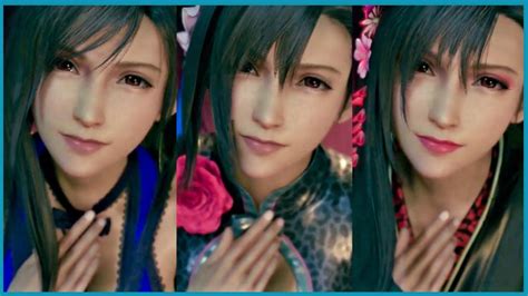 Ff7 Remake All 3 Tifa Dresses Comparison Mature Sporty And Exotic