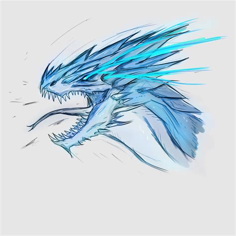 Jorden Prussing Blue Dragon Sketch