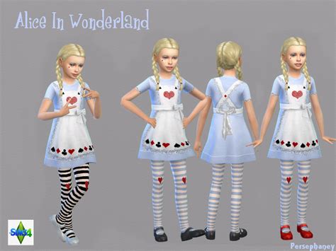 The Sims Resource Alice In Wonderland Costume
