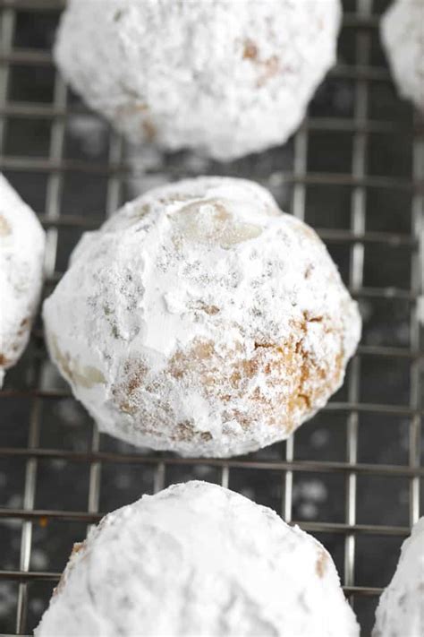 easy snowball cookies recipe erin lives whole