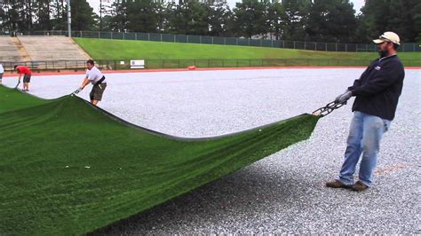 New Artificial Turf Being Installed At Kinnett Stadium In Columbus