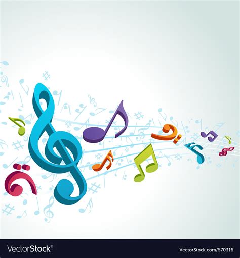 Musical Background Royalty Free Vector Image Vectorstock