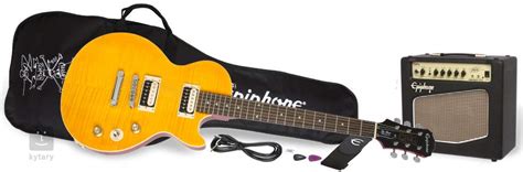 Perfect for fans of slash, this pack provides everything you will need to start playing guitar. EPIPHONE Slash AFD Les Paul Special-II Performance Pack ...