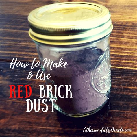 How To Make And Use Red Brick Dust To Protect Your Home