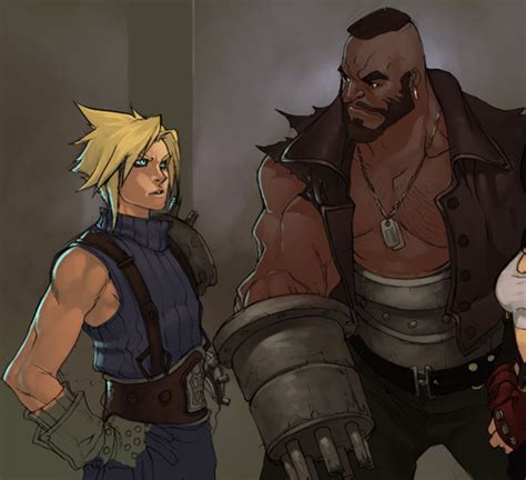 Cloud And Barret Happy Valentines Day Finalfantasy Final Fantasy