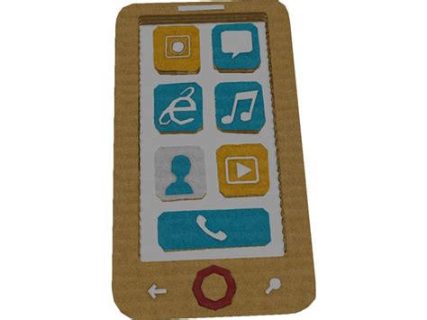 Make A Mobile Diy Mobile Cardboard Crafts Paper Crafts Phone Craft