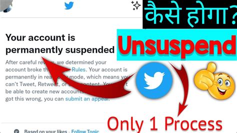 Unsuspend Twitter Your Account Is Permanently Suspended Twitter