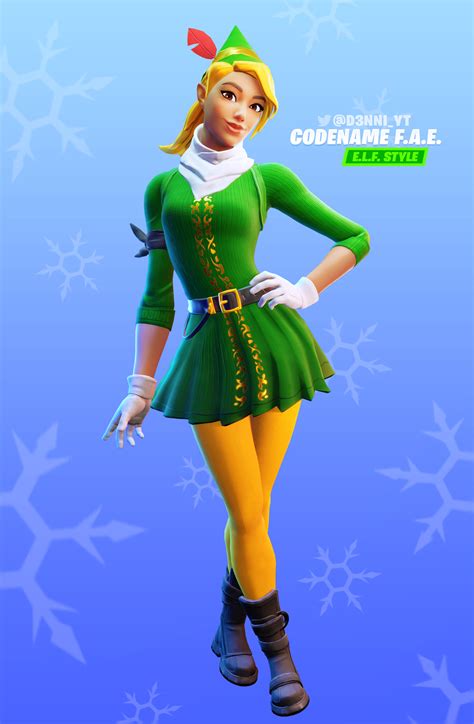 D3nni Fortnite Skin Concept Snowbell Fanmade