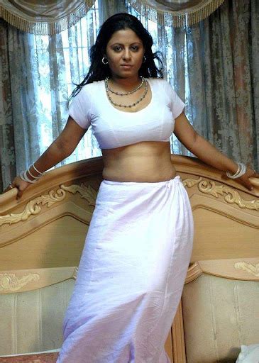 South Hot Actress Sunakshi Spicy White Saree Romantic Stills Beautiful