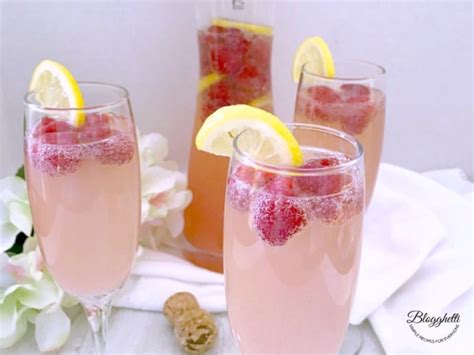 Refreshing Raspberry Lemon Mimosas