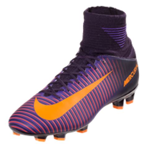 NIKE JR. MERCURIAL SUPERFLY V FG kids firm ground cleats purple