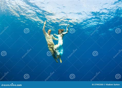 Love Underwater Stock Photo Image Of Male Dancing Bright 37992300