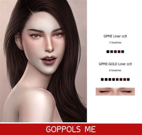 Gpme Liner Cc11 By Goppols Me For The Sims 4 Spring4sims Sims 4 Asian